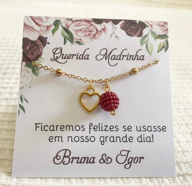 Pulseira das madrinhas 1