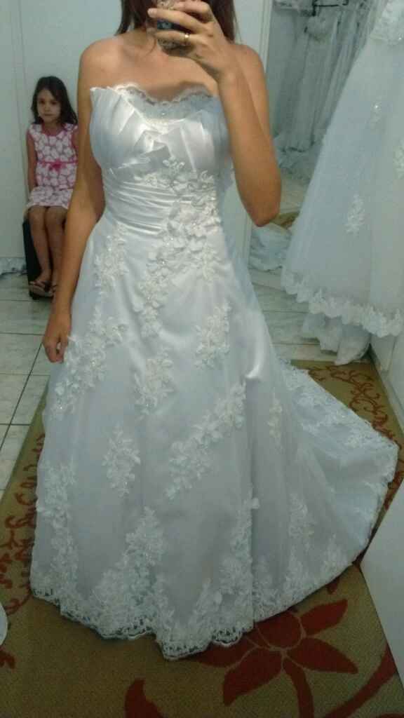 Vestido de noiva oq acham deste? - 2