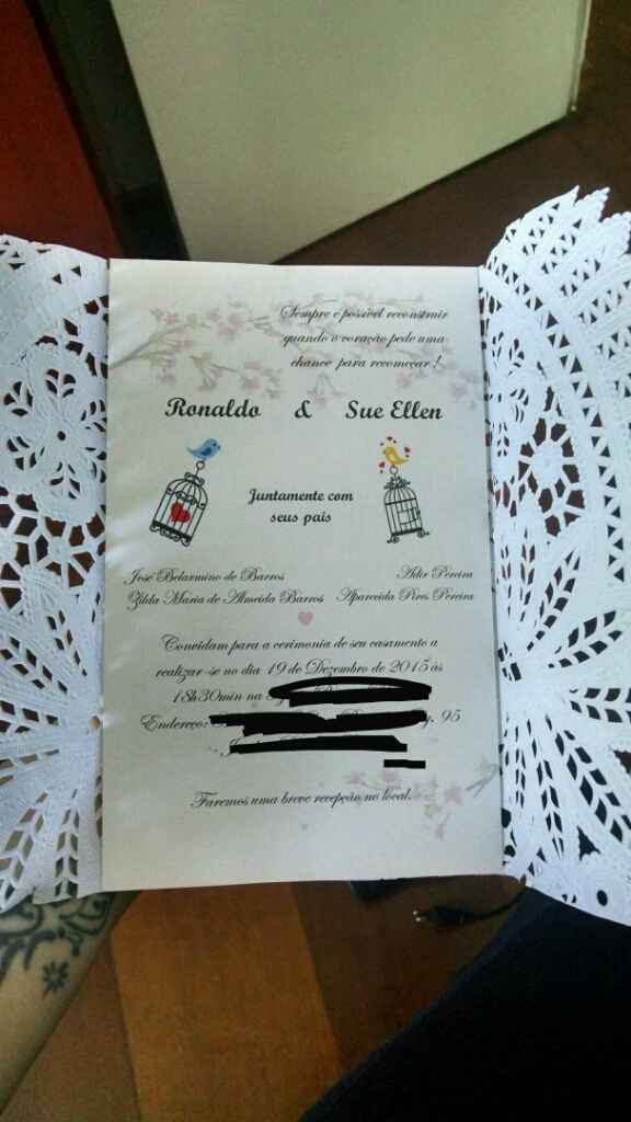 Meu convite de casamento - 2