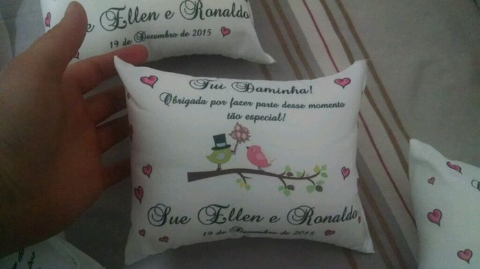 Lembrancinhas!!! venham vem minhas almofadas - 4