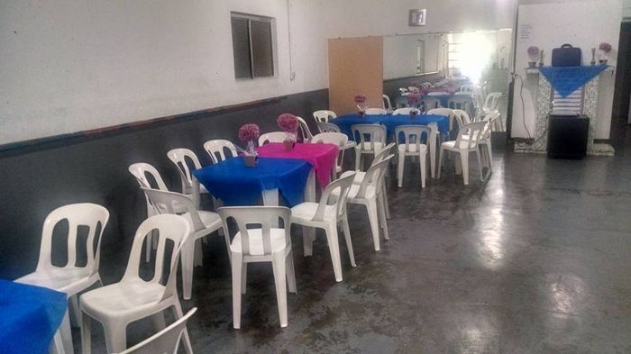 Decoração das mesas