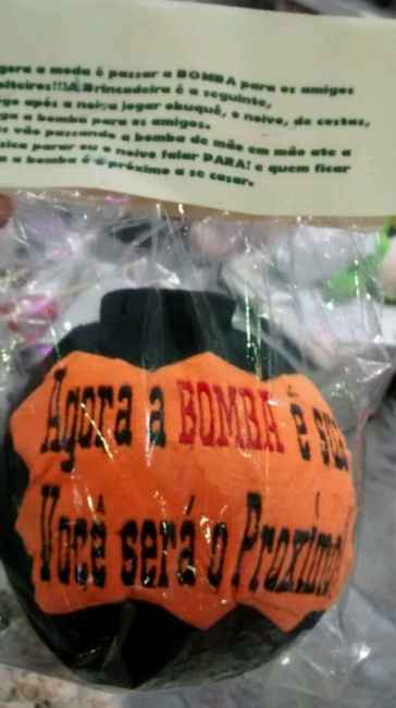 Bomba de pelúcia para o noivo jogar para os amigos #muitolegal - 1