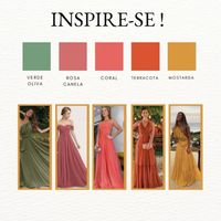 Como decidir a cor do vestido e roupa dos padrinhos e madrinhas?! - 1