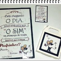 Convite dos padrinhos - diy - 3