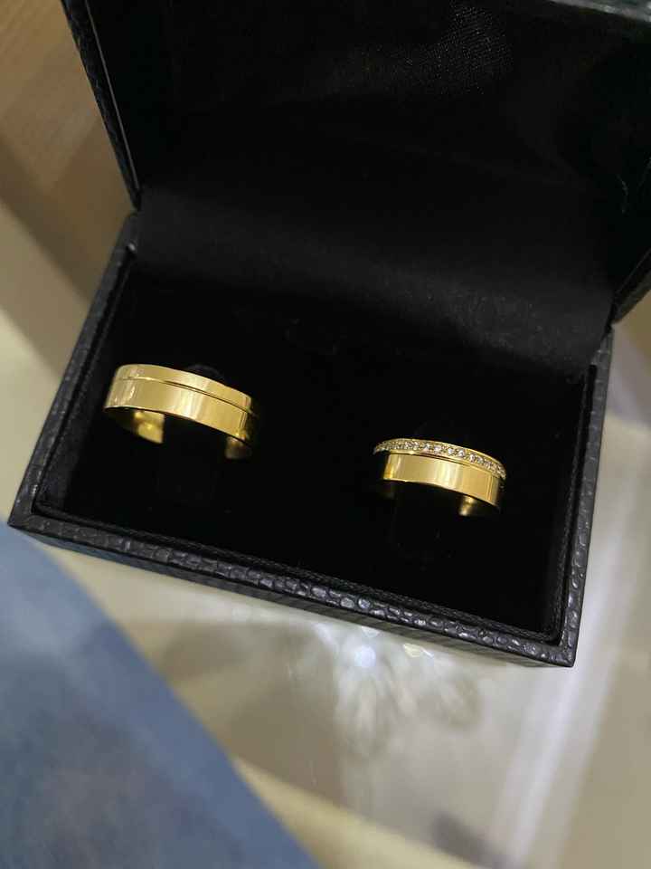 As alianças chegaram 🥰 - 1