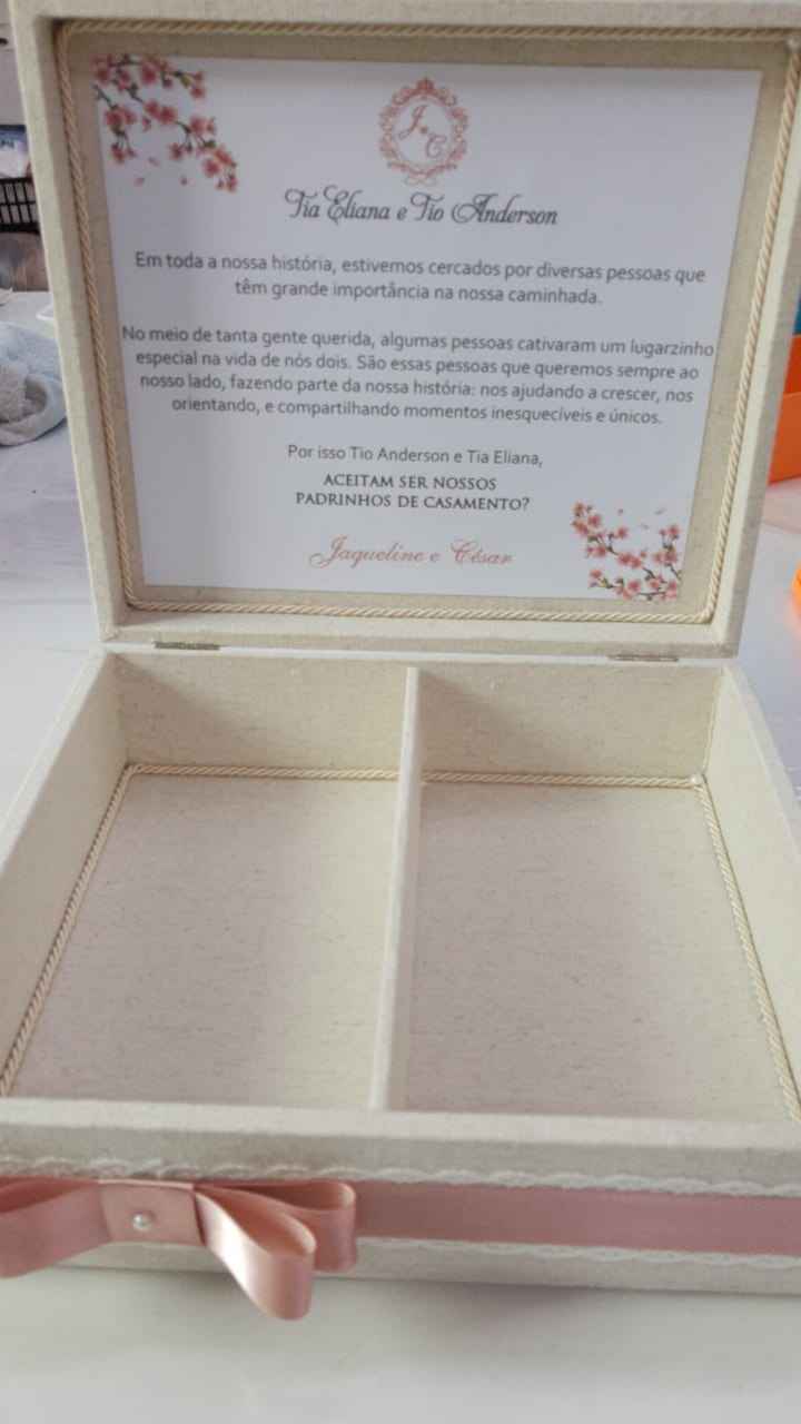Caixa dos padrinhos - 2