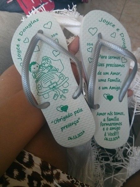 Chinelos personalizados e baratos pela internet  - 1