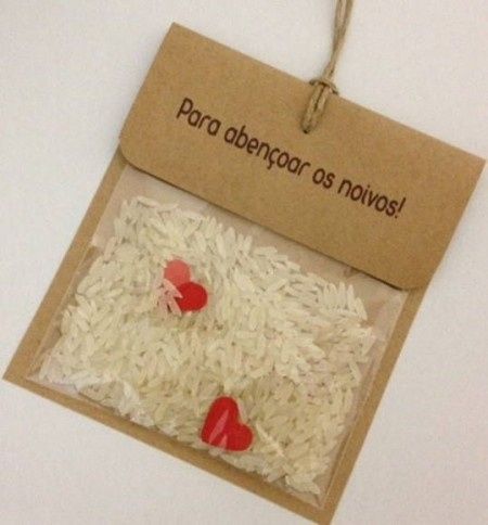 Arroz para os noivos