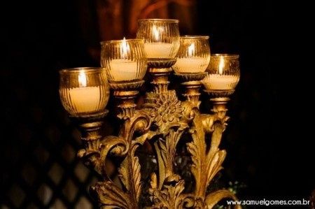 Ideia de decoração - Velas