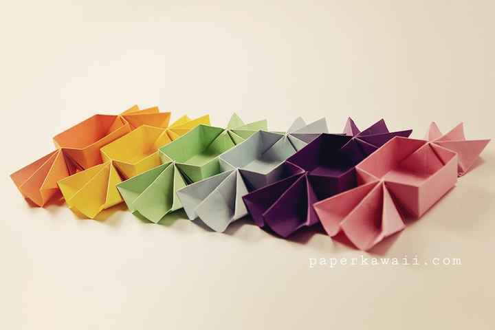 Origami candy box