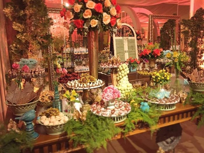 Decoração do Buffet por Marcio Aldigueri