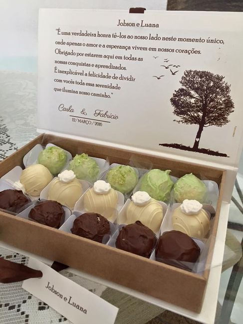 Lembrança dos Padrinhos