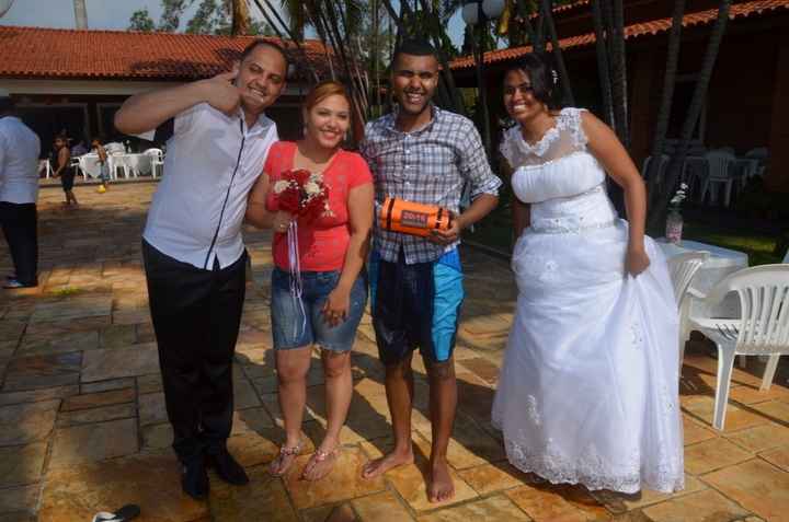 E a bomba do noivo kkk