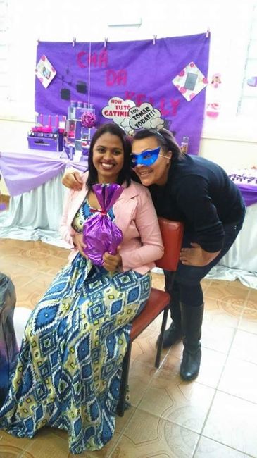 Foto com a Madrinha 