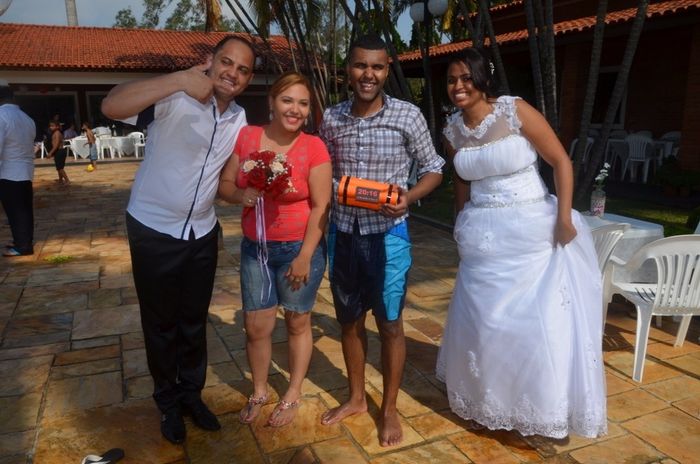 E a bomba do noivo kkk