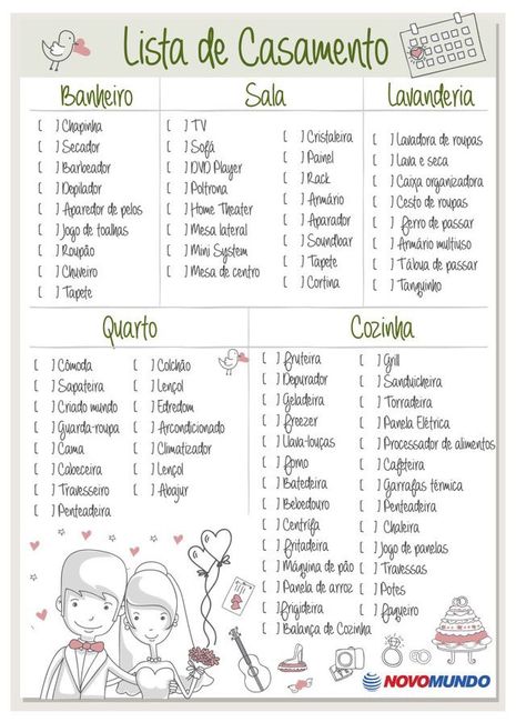 Lista de casa nova - 4