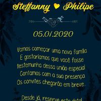 Meu  Save the Date 💕 - 1