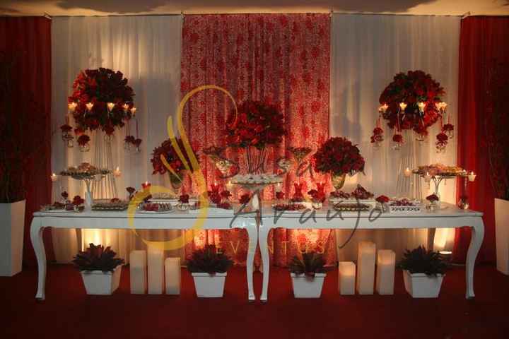Mesa de doces.