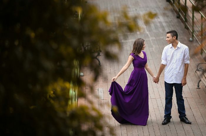 Vestido do pré wedding  com calda! 6
