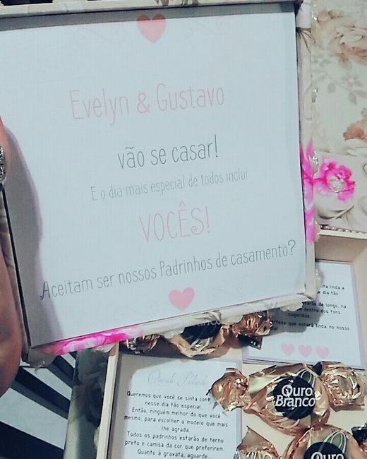  Convites e convites padrinhos feitos pelos noivos - 10