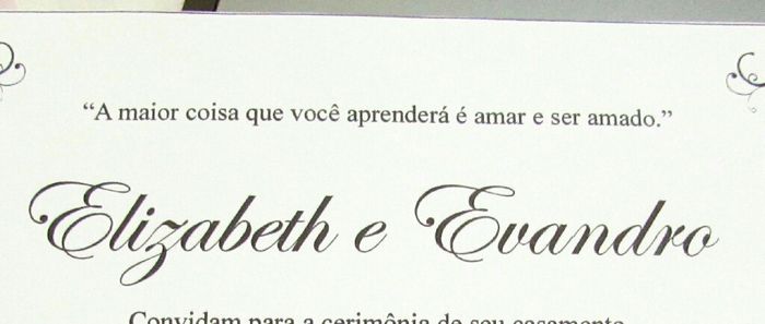 Frases ou Versículos do convite. Qual é a sua? 3