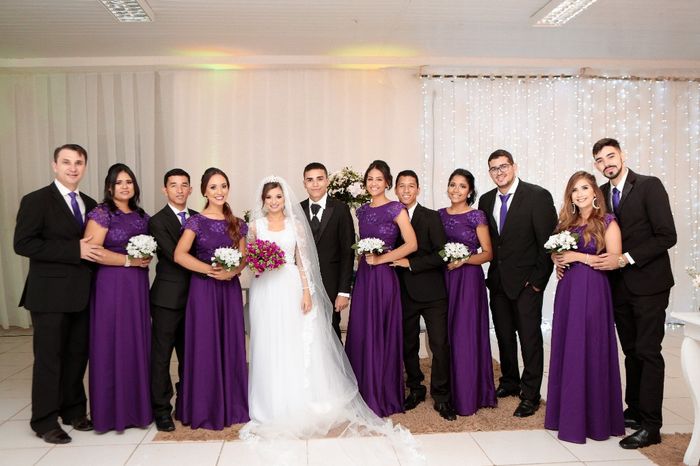 Madrinhas em tons de Roxo 8