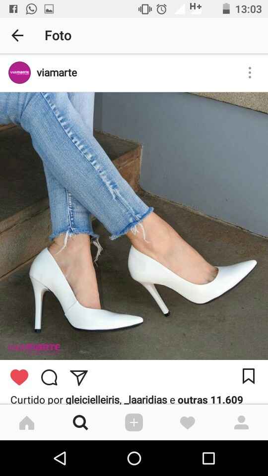 Vem saber onde encontrar sapato branco é off White... - 1