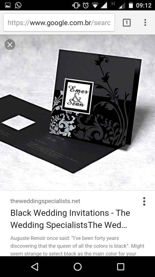  Preto no casamento?? - 1