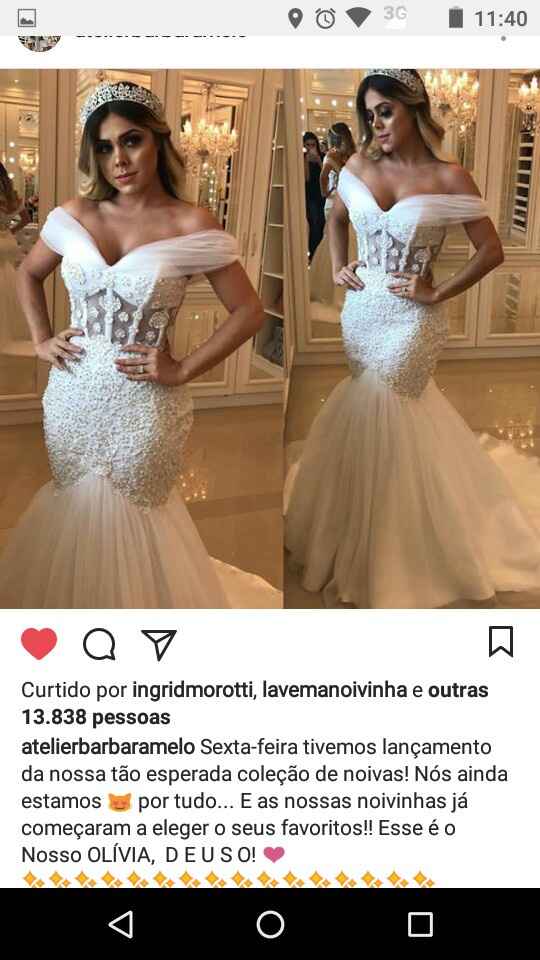 Lançamento vestido Bárbara Melo para noivas 😍😍 - 11