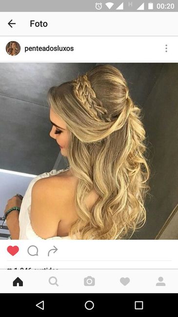Noivas com cabelo preso e semi solto - 1