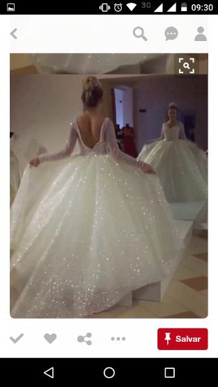vestido para noite