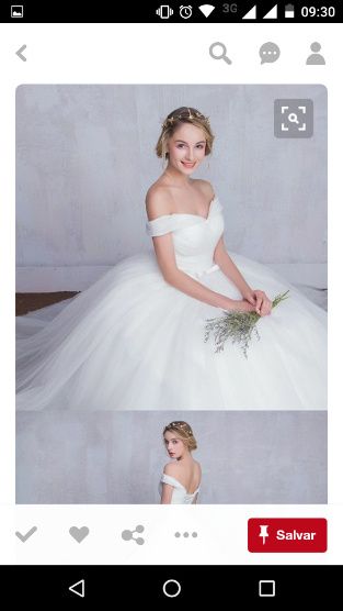 vestido para noite