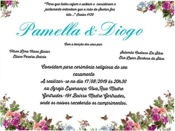 Arte do convite - 1