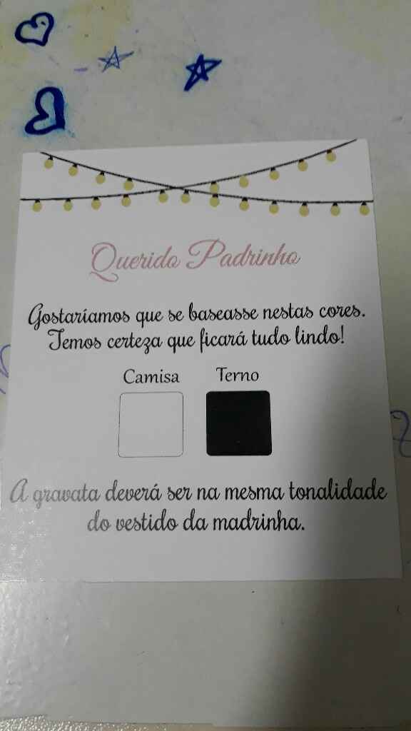 Meu convite dos padrinhos ficou pronto - 2