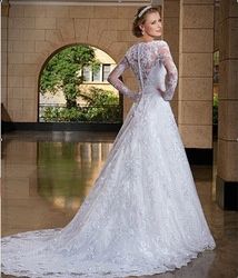 Tem algum detalhe nas costas do seu vestido de noiva? - 1