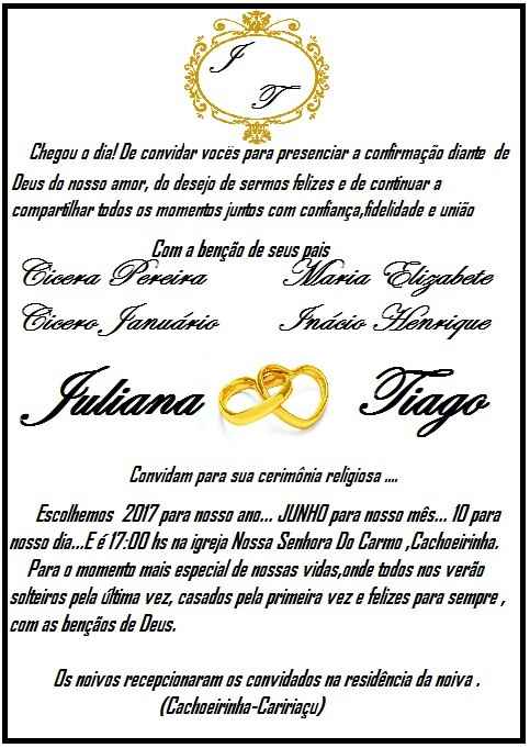 Meu convite - 1