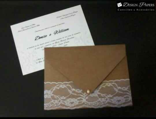 Convites do casamento - 1
