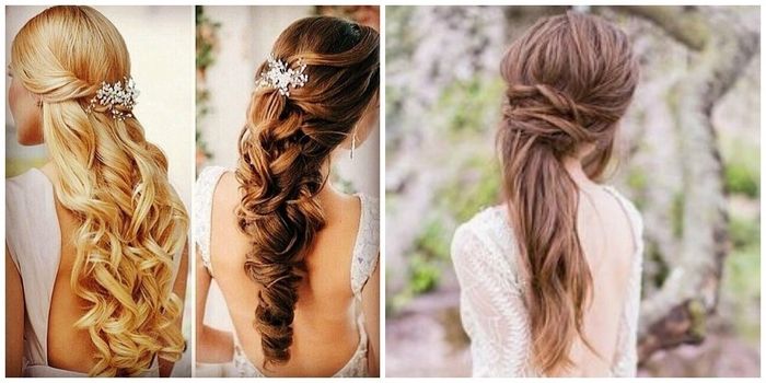 Penteado semi preso 