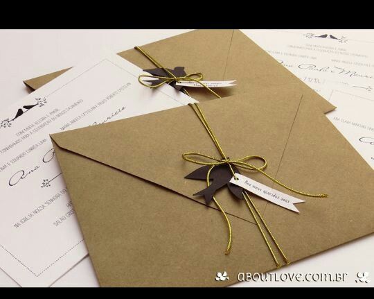 Convites do casamento - 2