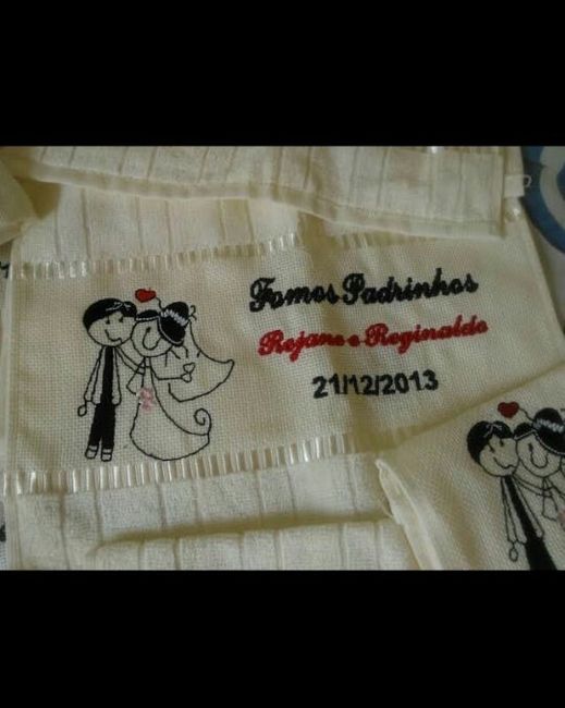 Lembrancinhas para os padrinhos - 1