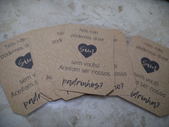 Convite e lembrancinhas Padrinhos - diy 5