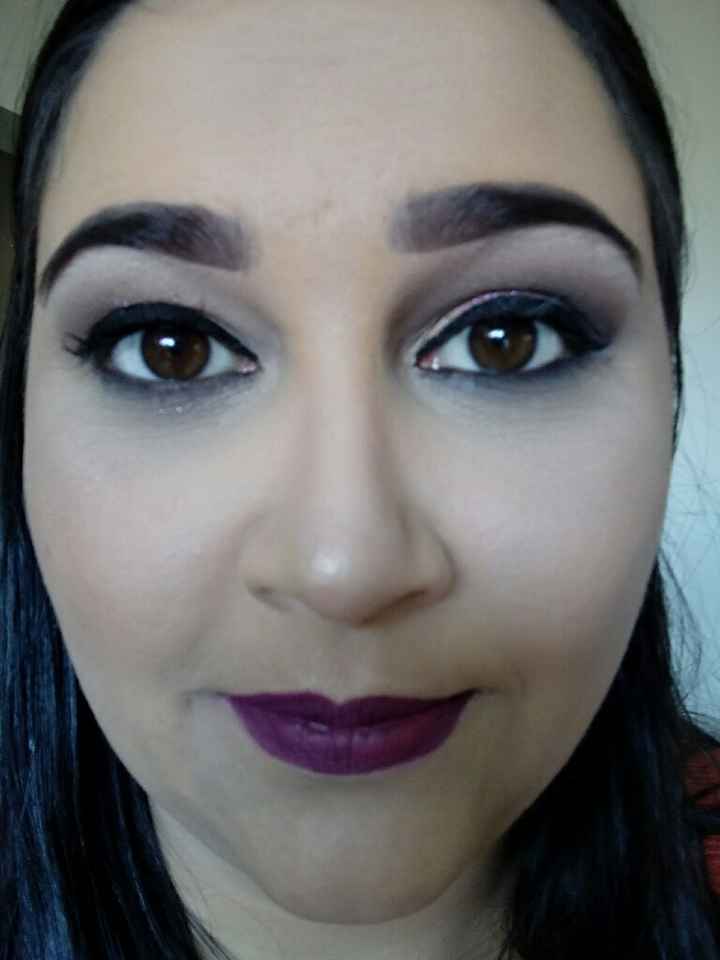 Teste cabelo e maquiagem - 1