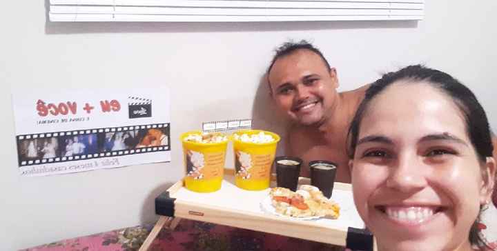 Nossas bodas de pipoca, 4 meses casadinhos. - 3