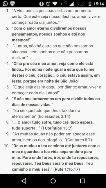 Frases bíblicas pro convite - 1