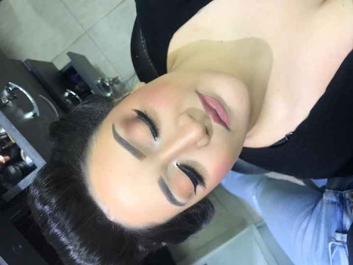 Teste de Penteado e Maquiagem - 2