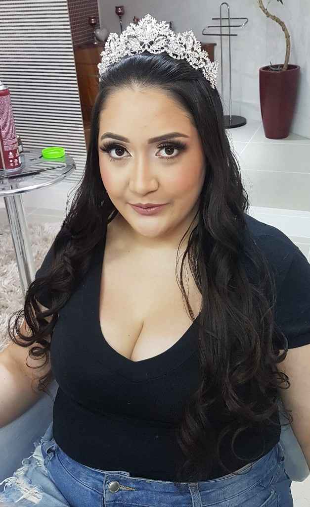 Teste de Penteado e Maquiagem - 4