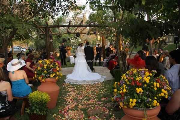 Casamento ao ar livre Restaurante Brioso e Manhoso