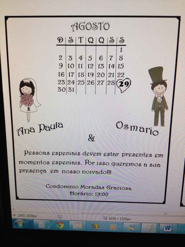 Help convite noivado - 4