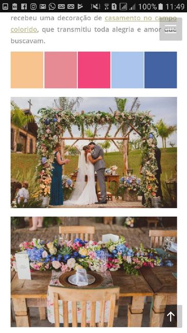 Cores da decoração - 1