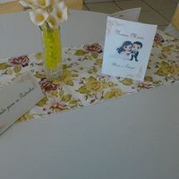 Cardápio nas mesas dos convidados - 1